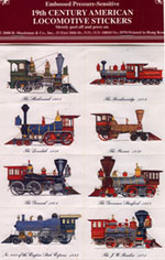 19th Century Loco Stickers