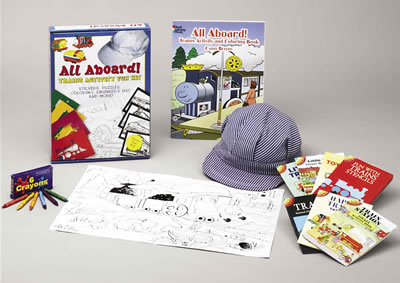 All Aboard! Trains Activity Fun Kit
