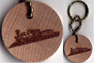 Laser Engraved Key Chain