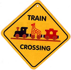 Train Crossing Sign