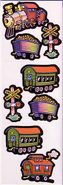 Happy Train Stickers